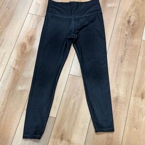 Athleta Black leggings shimmery size small